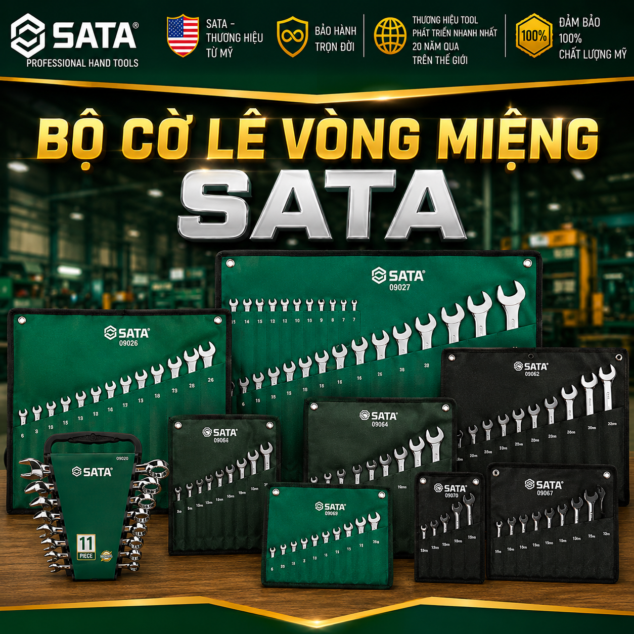 BỘ CỜ LÊ VÒNG MIỆNG SATA CHÍNH HÃNG HẢI PHÒNG