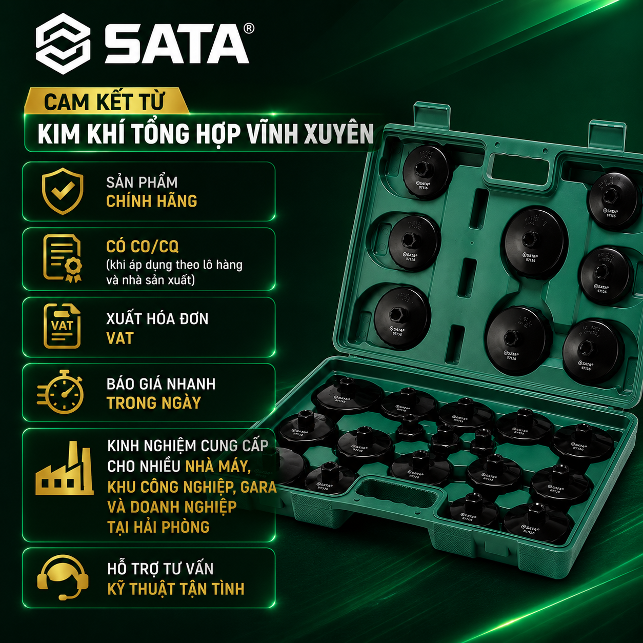Kim Khí Hải Phòng | Vật tư kim khí & dụng cụ chính hãng | Có VAT