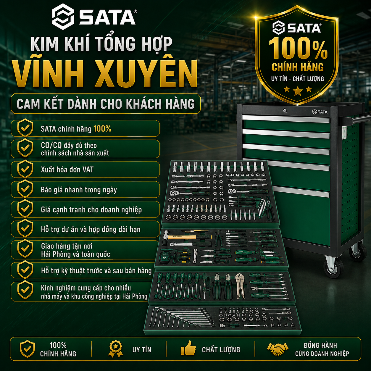 Kim Khí Hải Phòng | Vật tư kim khí & dụng cụ chính hãng | Có VAT